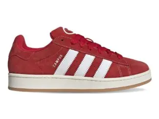 Adidas Campus 00s Shoes - Better Scarlet / Cloud White / Off White